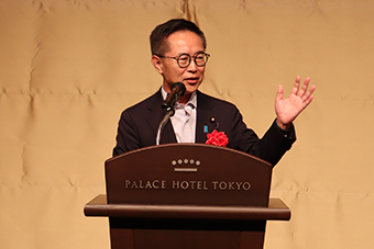 国民民主党と無所属議員による弁理士<br>制度改革・知的財産制度改革推進議員<br>連盟 古川元久 会長